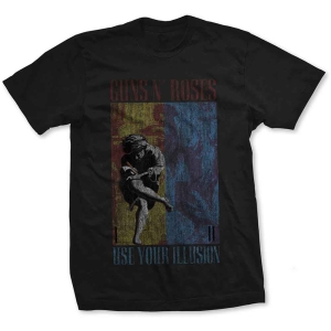 Guns N Roses - Use Your Illusion Uni Bl    S i gruppen MERCHANDISE / T-shirt / Hårdrock hos Bengans Skivbutik AB (5542291r)