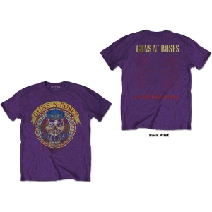 Guns N Roses - Skull Circle Uni Purp    L i gruppen MERCHANDISE / T-shirt / Hårdrock hos Bengans Skivbutik AB (5542303r)