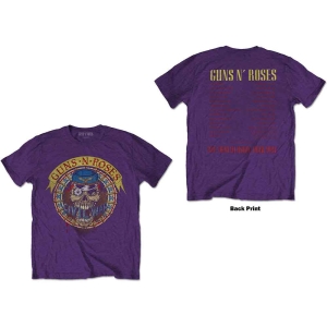 Guns N Roses - Skull Circle Uni Purp L i gruppen MERCHANDISE / T-shirt / Hårdrock hos Bengans Skivbutik AB (5542303r)