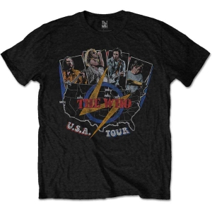 The Who - Vtge Usa Tour Uni Bl    S i gruppen MERCHANDISE / T-shirt / Pop-Rock hos Bengans Skivbutik AB (5542604r)