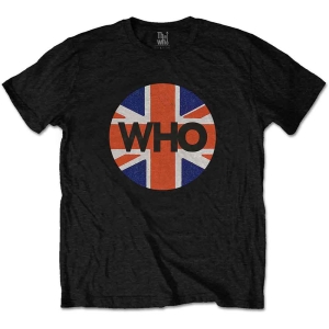 The Who - Union Jack Circle Uni Bl    S i gruppen MERCHANDISE / T-shirt / Pop-Rock hos Bengans Skivbutik AB (5542609r)