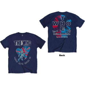 The Who - Long Live Rock '79 Uni Navy S i gruppen MERCHANDISE / T-shirt / Pop-Rock hos Bengans Skivbutik AB (5542611r)