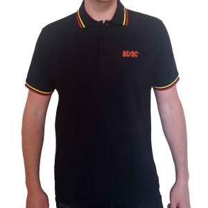 Ac/Dc - Classic Logo Uni Bl Piké:  i gruppen MERCH / Minsishops-merch / Ac/Dc hos Bengans Skivbutik AB (5542807r)