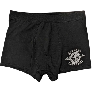 Avenged Sevenfold - Classic Deathbat Uni Bl Boxers: i gruppen MERCHANDISE / Merch / Hårdrock hos Bengans Skivbutik AB (5542946r)