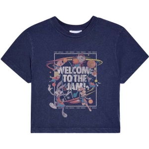 Space Jam 2 - Welcome To The Jam Lady Navy Crop Top: i gruppen ÖVRIGT / Merchandise hos Bengans Skivbutik AB (5543182r)
