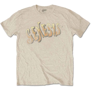 Genesis - Vintage Logo - Golden Uni Sand  2Xl i gruppen MERCHANDISE / T-shirt / Pop-Rock hos Bengans Skivbutik AB (5543340)