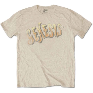 Genesis - Vintage Logo - Golden Uni Sand 2Xl i gruppen MERCHANDISE / T-shirt / Pop-Rock hos Bengans Skivbutik AB (5543340)