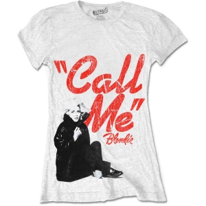 Blondie - Call Me Lady Wht  i gruppen MERCHANDISE / T-shirt / Pop-Rock hos Bengans Skivbutik AB (5543863r)