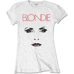 Blondie - Staredown Lady Wht  i gruppen MERCHANDISE / T-shirt / Pop-Rock hos Bengans Skivbutik AB (5543867r)