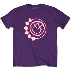 Blink-182 - Six Arrow Smile Uni Purp  i gruppen MERCHANDISE / T-shirt / Pop-Rock hos Bengans Skivbutik AB (5543877r)