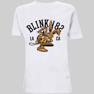 Blink-182 - College Mascot Uni Wht  i gruppen MERCHANDISE / T-shirt / Pop-Rock hos Bengans Skivbutik AB (5543884r)