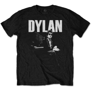 Bob Dylan - At Piano Uni Bl i gruppen MERCHANDISE / T-shirt / Pop-Rock hos Bengans Skivbutik AB (5543900r)