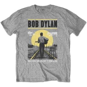 Bob Dylan - Slow Train Uni Grey i gruppen MERCHANDISE / T-shirt / Pop-Rock hos Bengans Skivbutik AB (5543902r)