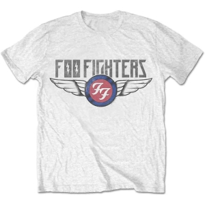Foo Fighters - Flash Wings Uni Wht  i gruppen MERCHANDISE / T-shirt / Pop-Rock hos Bengans Skivbutik AB (5543928r)