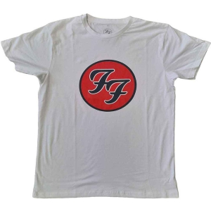 Foo Fighters - Ff Logo Uni Wht  i gruppen MERCHANDISE / T-shirt / Pop-Rock hos Bengans Skivbutik AB (5543933r)