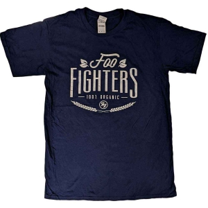 Foo Fighters - 100% Organic Uni Navy  i gruppen MERCHANDISE / T-shirt / Pop-Rock hos Bengans Skivbutik AB (5543936r)