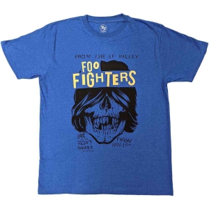 Foo Fighters - Roxy Flyer Uni Blue  i gruppen MERCHANDISE / T-shirt / Pop-Rock hos Bengans Skivbutik AB (5543961r)