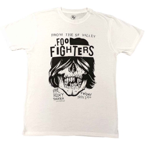 Foo Fighters - Roxy Flyer Uni Wht  i gruppen MERCHANDISE / T-shirt / Pop-Rock hos Bengans Skivbutik AB (5543962r)
