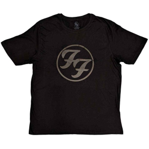 Foo Fighters - Ff Logo Hi-Build Uni Bl  i gruppen MERCHANDISE / T-shirt / Pop-Rock hos Bengans Skivbutik AB (5543964r)