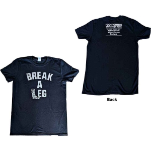 Foo Fighters - Break A Leg Milton Keynes Uni Bl  i gruppen MERCHANDISE / T-shirt / Pop-Rock hos Bengans Skivbutik AB (5543975r)