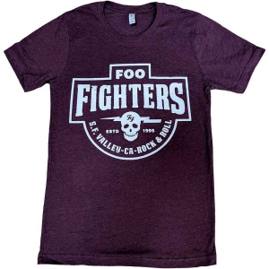 Foo Fighters - Sf Valley Uni Maroon  i gruppen MERCHANDISE / T-shirt / Pop-Rock hos Bengans Skivbutik AB (5543978r)