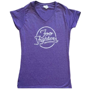 Foo Fighters - Text Logo Lady Purp  i gruppen MERCHANDISE / T-shirt / Pop-Rock hos Bengans Skivbutik AB (5543979r)