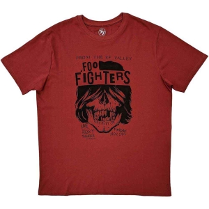 Foo Fighters - Sf Valley Uni Red  i gruppen MERCHANDISE / T-shirt / Pop-Rock hos Bengans Skivbutik AB (5543985r)