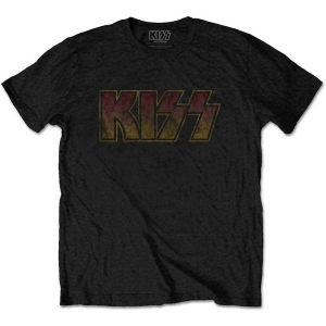 Kiss - Vtge Classic Logo Uni Bl i gruppen MERCHANDISE / T-shirt / Hårdrock hos Bengans Skivbutik AB (5544146)