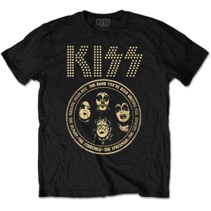 Kiss - Band Circle Uni Bl i gruppen MERCHANDISE / T-shirt / Hårdrock hos Bengans Skivbutik AB (5544559)