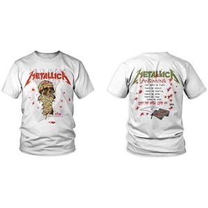 Metallica - One Landmine Uni Wht i gruppen MERCHANDISE / T-shirt / Hårdrock hos Bengans Skivbutik AB (5544774)