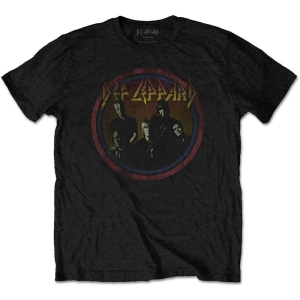 Def Leppard - Vtge Circle Uni Bl  i gruppen MERCHANDISE / T-shirt / Hårdrock hos Bengans Skivbutik AB (5544808r)