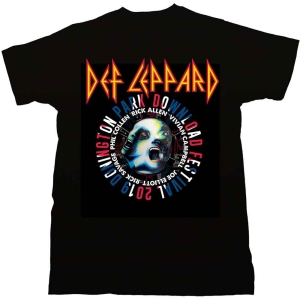 Def Leppard - Download Fest 2019 Uni Bl  i gruppen MERCHANDISE / T-shirt / Hårdrock hos Bengans Skivbutik AB (5544811r)