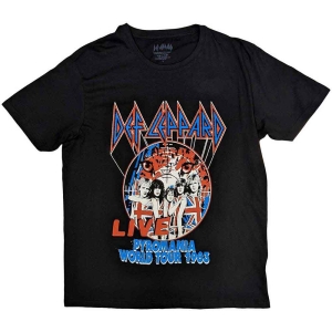 Def Leppard - Pyro World Tour Uni Bl  i gruppen MERCHANDISE / T-shirt / Hårdrock hos Bengans Skivbutik AB (5544821r)