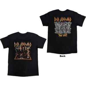 Def Leppard - Band Photo Tour 2019 Bl  i gruppen MERCHANDISE / T-shirt / Hårdrock hos Bengans Skivbutik AB (5544827r)