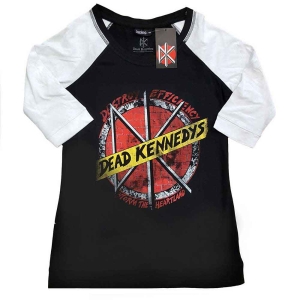 Dead Kennedys - Destroy Lady Bl/Wht Raglan:1Xs i gruppen MERCHANDISE / T-shirt / Punk hos Bengans Skivbutik AB (5544831r)