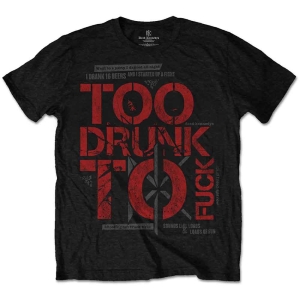 Dead Kennedys - Too Drunk Uni Bl  i gruppen MERCHANDISE / T-shirt / Punk hos Bengans Skivbutik AB (5544833r)
