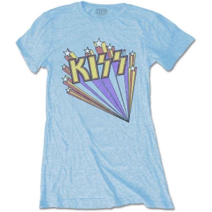 Kiss - Stars Lady Blue  i gruppen MERCHANDISE / T-shirt / Hårdrock hos Bengans Skivbutik AB (5544853r)