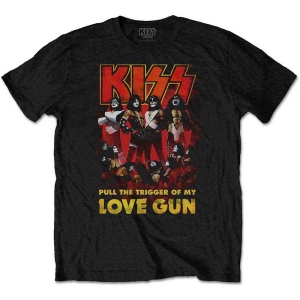 Kiss - Love Gun Glow Uni Bl i gruppen MERCHANDISE / T-shirt / Hårdrock hos Bengans Skivbutik AB (5544857r)