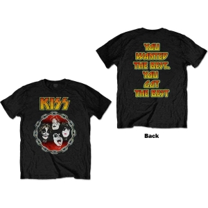 Kiss - You Wanted The Best Uni Bl  i gruppen MERCHANDISE / T-shirt / Hårdrock hos Bengans Skivbutik AB (5544884r)