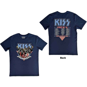 Kiss - Americana Uni Denim  i gruppen MERCHANDISE / T-shirt / Hårdrock hos Bengans Skivbutik AB (5544886r)