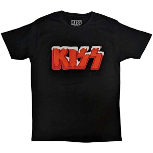 Kiss - Holiday Logo Uni Bl i gruppen MERCHANDISE / T-shirt / Hårdrock hos Bengans Skivbutik AB (5544890r)