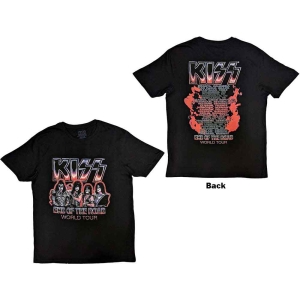 Kiss - End Of The Road Tour Red Uni Bl  i gruppen MERCHANDISE / T-shirt / Hårdrock hos Bengans Skivbutik AB (5544896r)