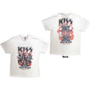 Kiss - End Of The Road Band Playing Uni Wht  i gruppen MERCHANDISE / T-shirt / Hårdrock hos Bengans Skivbutik AB (5544897r)