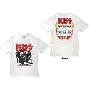 Kiss - End Of The Road Ygtb Uni Wht T-Shirt i gruppen VI TIPSAR / Nyinkommet Merch / Juni hos Bengans Skivbutik AB (5544898r)