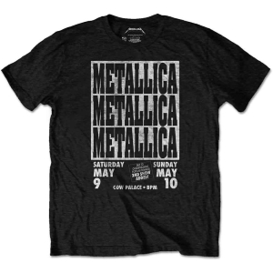 Metallica - Cow Palace Uni Bl Eco i gruppen MERCHANDISE / T-shirt / Hårdrock hos Bengans Skivbutik AB (5544900r)