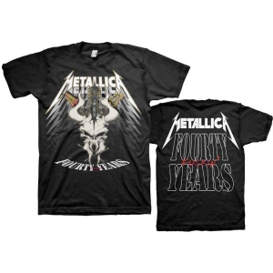 Metallica - 40Th Anniversary Forty Years Uni Bl  i gruppen MERCHANDISE / T-shirt / Hårdrock hos Bengans Skivbutik AB (5544928r)