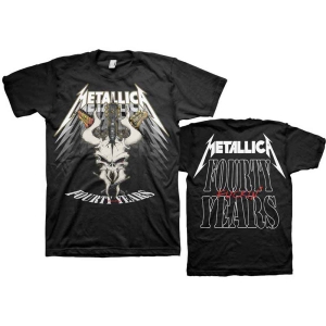 Metallica - 40Th Anniversary Forty Years Uni Bl i gruppen MERCHANDISE / T-shirt / Hårdrock hos Bengans Skivbutik AB (5544928r)