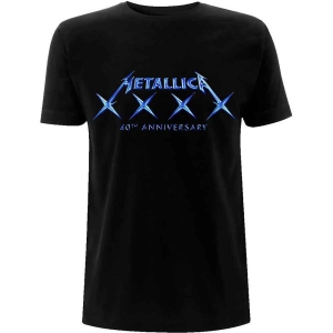 Metallica - 40 Xxxx Uni Bl  i gruppen MERCHANDISE / T-shirt / Hårdrock hos Bengans Skivbutik AB (5544929r)