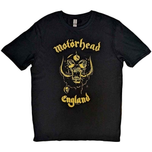 Motorhead - England Classic Gold Uni Bl i gruppen MERCHANDISE / T-shirt / Hårdrock hos Bengans Skivbutik AB (5544944r)