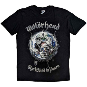 Motorhead - The World Is Yours Album Uni Bl  i gruppen MERCHANDISE / T-shirt / Hårdrock hos Bengans Skivbutik AB (5544947r)